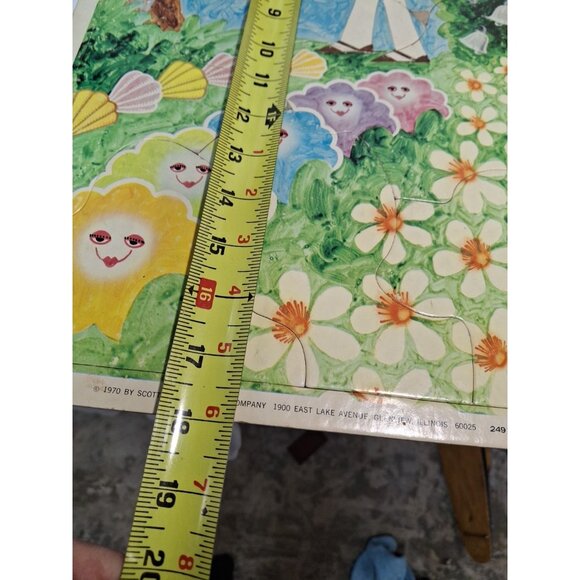 3 Vintage 1970 Nursery Rhyme Puzzles Frame tray, 10 or less pcs. 2491 12x118" - Picture 8 of 8